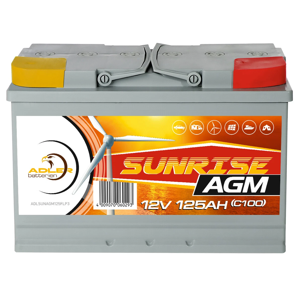 120Ah Lithium Batterie KEPWORTH 12V 120Ah LiFePO4 Batterie Mit Bluetooth - 15000 Zyklen, Für Wohnwagen & Solar Wohnmobil Batterie Lifepo4