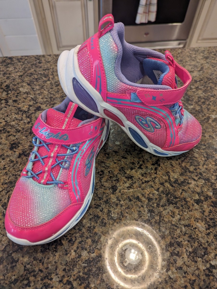 SKECHERS S LIGHTS SHIMMER BEAMS GIRLS SHOE SIZE Big Girls
