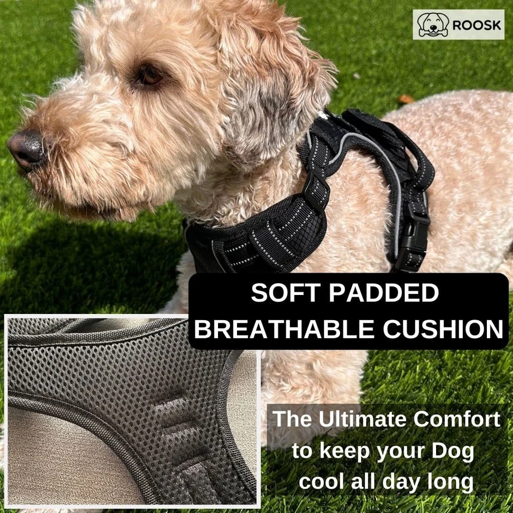 Dog Harness | No-Pull, Reflective, 4-Way Adjustable w/Poop Bag Holder | Ultim... Dog Harness | No-Pull, Reflective, 4-Way Adjustable w/Poop Bag Holder | Ultim...