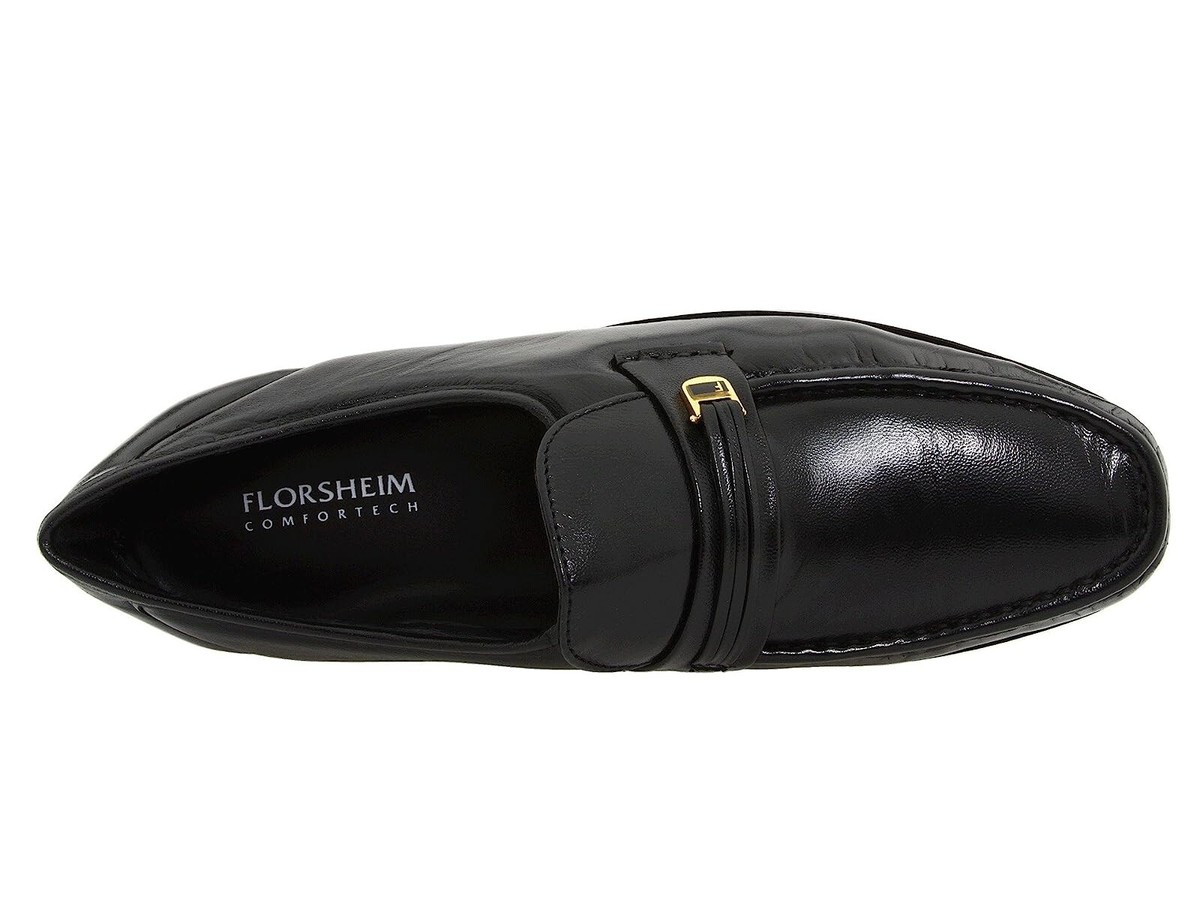Men\'s Florsheim Riva Slip-On 17088-01 Black Leather 9 3E Riva Moc Slip 1708801 Black– La Favorita main image 3