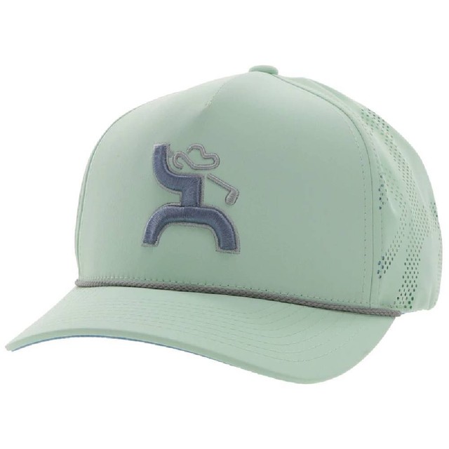 HOOEY Men's Golf Hat Teal Snapback Cowboy Golf 2216TTL for sale online