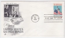 TurtlesTradingPost- US Savings Bonds- Servicemen #1320- 1966 FDC Artcraft Cachet
