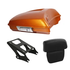 Razor Trunk Pad Mount Fit For Harley Road Street Glide 14-25 Amber Whiskey