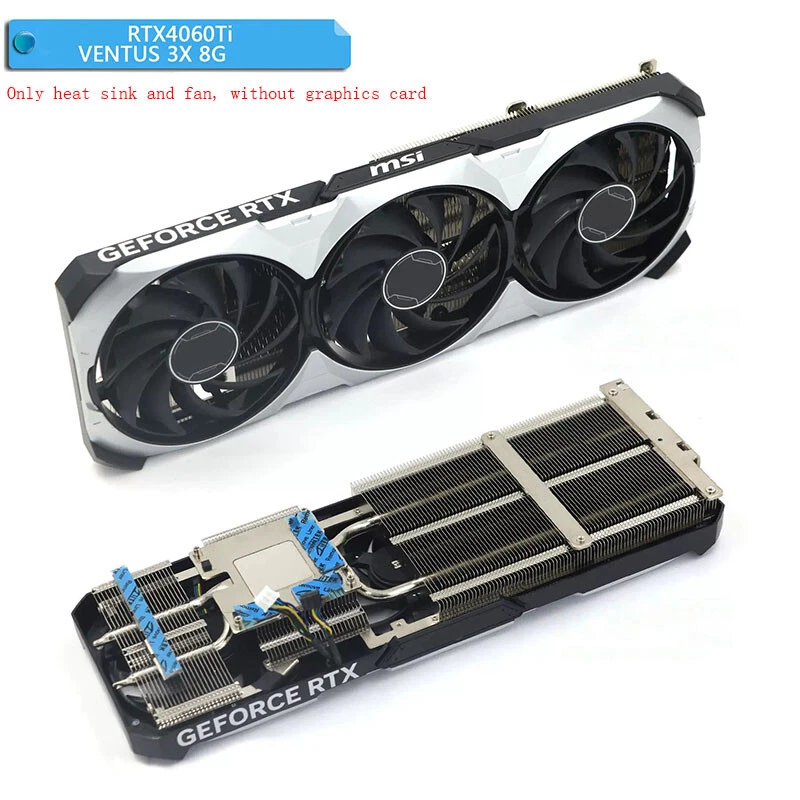 For MSI RTX4060Ti 4070 4070Ti 4080S 4090 VENTUS 3X Graphics Card Cooler w/ Fan - Image 4 of 4