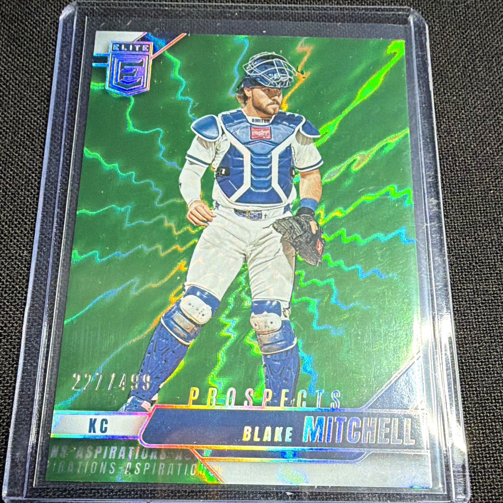 2026 Panini Donruss Elite Aspirations Blake Mitchell Royals #112 227/499