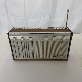 Telefunken Atlanta De Luxe 101 Radio Transistor con Carcasa Óptica Madera