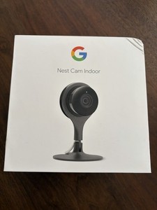Google Nest Nest Cam Indoor 1080p Wi-Fi Wireless IP Security Camera, Black