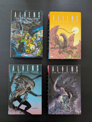 OOP Marvel Aliens The Original Years Omnibus Vol 1 2 3 4 Complete Set DM Covers