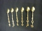 SET  OF 6 VINTAGE  ITALY DEMITASSE SPOONS — photo 4