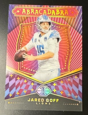 Jared Goff 2024 Panini Illusions - Abracadabra #7 Pink /399