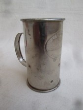 Messbecher Kaffeemaß - Blechbecher - Werbung...