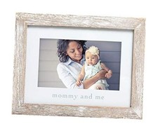 Mommy and Me Rustic Keepsake Picture Frame, New Mom and Mommy and Me Frame