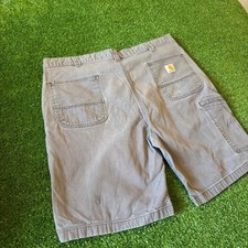 Vintage 90s baggy Carhartt grey y2k 2000s baggy long carpenter shorts