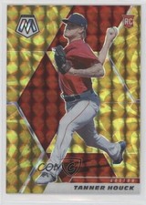2021 Panini Mosaic Rookie Reactive Yellow Mosaic Prizm Tanner Houck #268 00lk