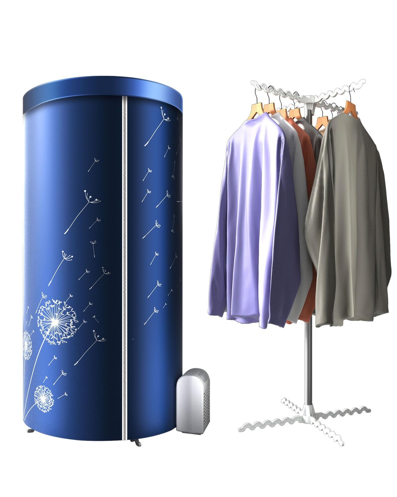 Portable Dryer, 46Inch-1000W Portable Clothes Dryer for Apartments, Portable ...