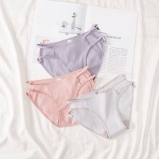 Cotton Spandex Soft Breathable Women Triangle Underwear Comfortable Daily