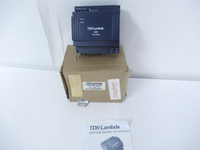 246688 New In Box; TDK Lambda DSP100-24/C2 AC/DC DIN RAIL SUPPLY 24V 100W