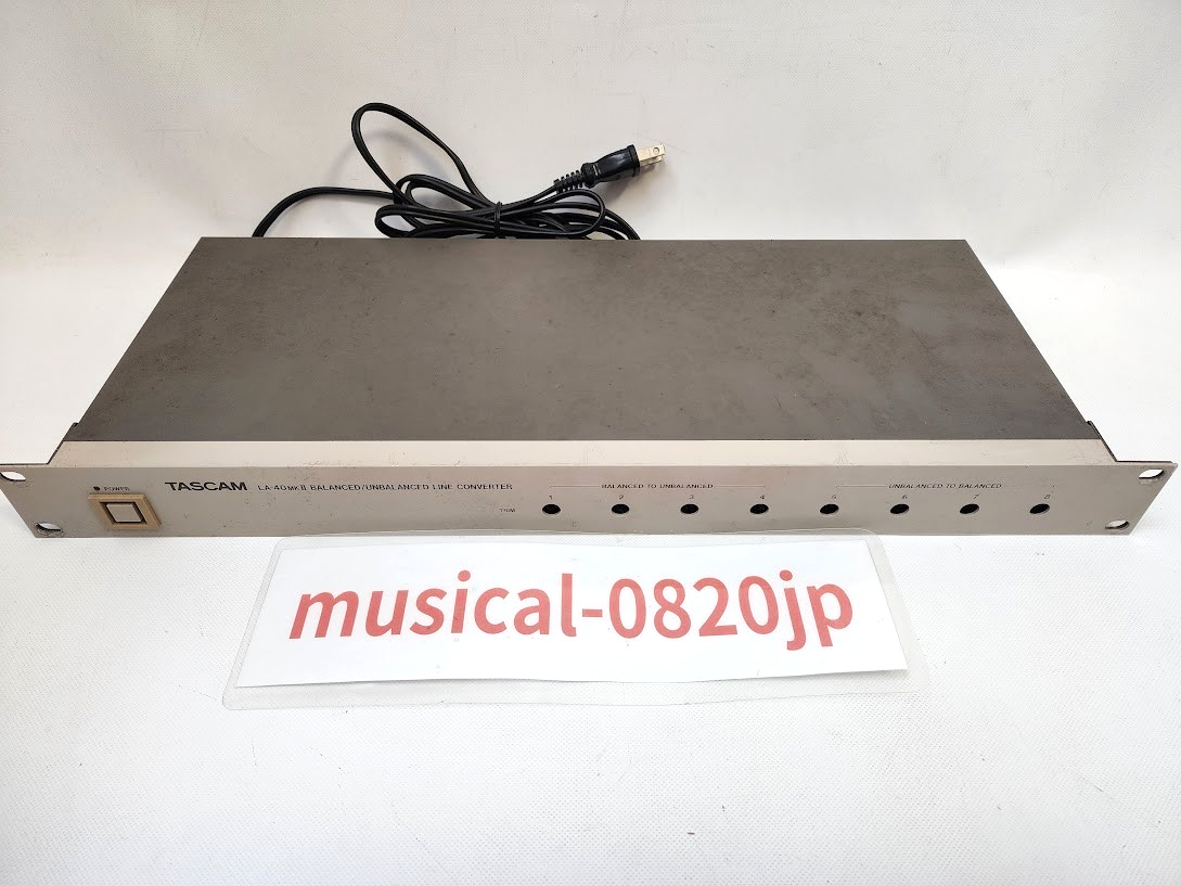 TASCAM LA-40 mkII Balanced Line Converter | eBay