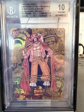2024 One Piece Emperors In The New World GOL D. ROGER Gold Manga OP09-118 BGS 10
