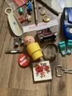 Vintage Junk Drawer Lot Whatnot Stock Trinket Tray Smalls Toys Pins Collectibles — photo 5