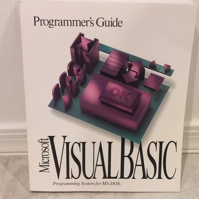 Microsoft Visual Basic Programmer's Guide Book 1992 Textbook 635 Pages