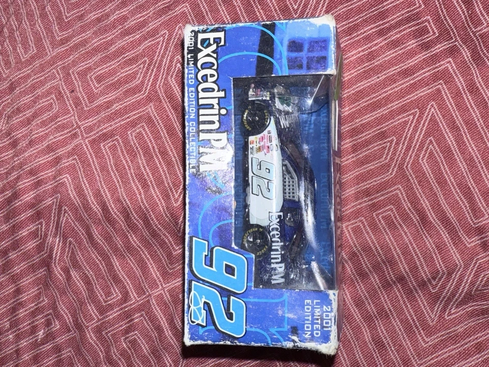 2001 JIMMIE JOHNSON #92 EXCEDRIN PM 1/64 ОГРАНИЧЕННЫЙ ВЫПУСК литой NASCAR Busch - Изображение 2 из 4