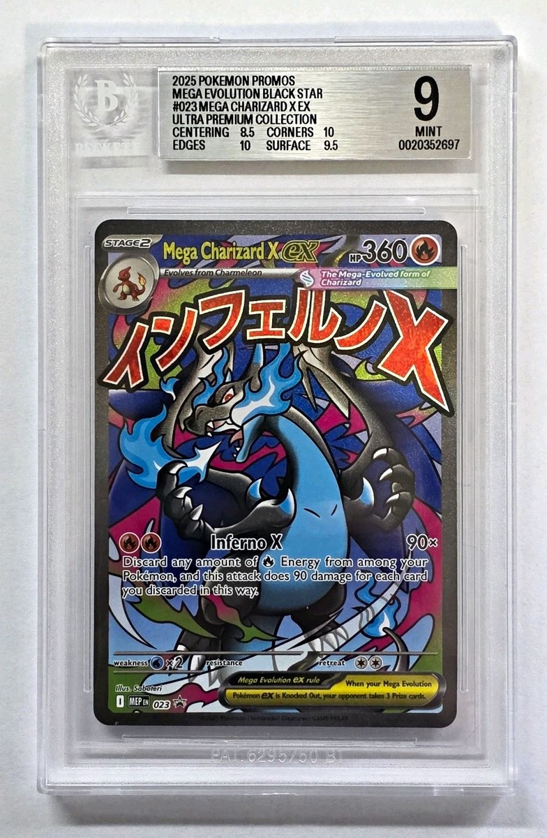 Mega Charizard X Ex 023 Mega Evolution Promo Holo Pokémon TCG
