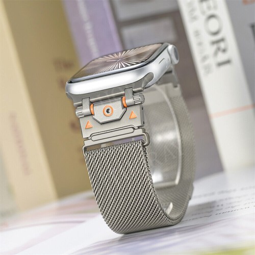 Metal Strap For Apple Watch Ultra 2 10 9 8 7 6 5 SE Stainless Steel Luxury Band - Picture 11 of 30