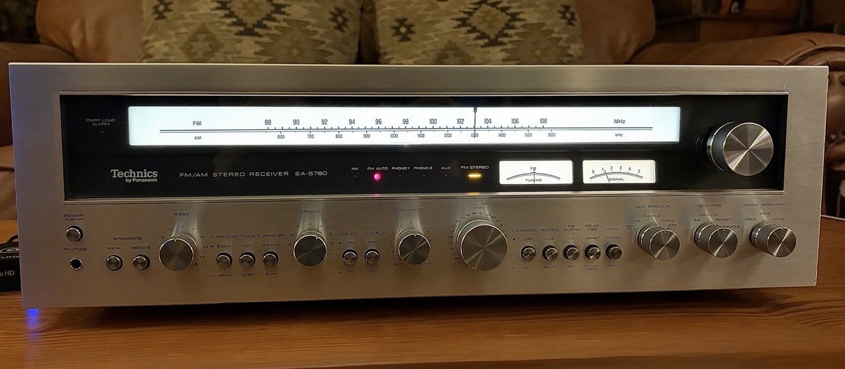TECHNICS SA-5760 AMFM Stereo Receiver 165 Watt Rebuilt Serviced
