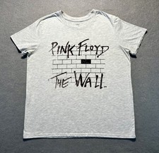Pink Floyd The Wall Shirt Men’s XL Gray Psychedelic Rock Band Tee