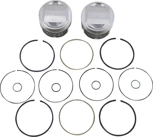 Комплект литых поршней KB Performance (88ci.) - 0,005 дюйма Негабаритный размер до 3,755 дюйма, 10,5:1 Co - Изображение 2 из 4