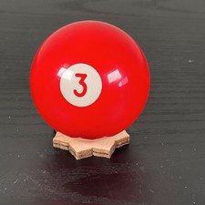 Aramith Continental Red 3 Solid Billiard Ball Replacement Belgium Pool Ball