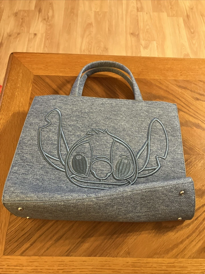 Loungefly Disney Stitch Denim Crossbody TB7 With Matching Wallet - Image 2 of 4