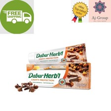 1 Pack X Dabur Herbal Natural Clove Toothpaste Cavity Protection FREE Toothbrush