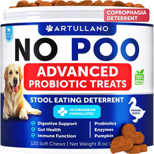 No Poo Chews for Dogs, Puppy - Coprophagia Stool Eating Deterrent - Prevent Dog