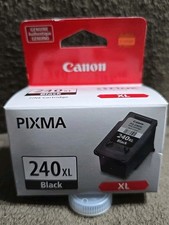 Genuine Canon 240 XL Fine Black Ink Cartridge New Sealed