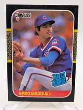 ? 1987 Donruss Greg Maddux Rookie Card #36 Chicago Cubs; HOF. rookie card picture