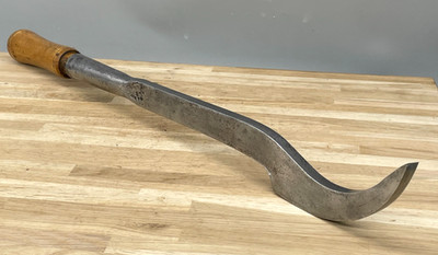 Vintage Large WARD W&P 1/2'' Socketed Swan Neck Lock Mortise Chisel Old Tool