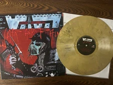 Voivod War And Pain Dead Gold Marble Vinyl Metal Blade Records Thrash Metal