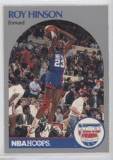 1990-91 NBA Hoops New Jersey Nets Sheet Singles Roy Hinson 0q3