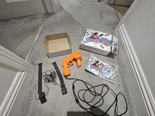 TIME CRISIS 4 SONY PLAYSTATION PS3 OFFICIAL G-CON 3 LIGHT GUN TV SENSOR GAME Lot