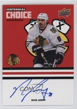 2025 Chicago Blackhawks Centennial Choice Signatures Nick Leddy #CS-NL Auto 0s5r