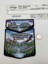 2026 Scouting America National Jamboree OA Black Eagle Lodge 482  Flap Set Mint