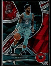 Miles Bridges 2021-22 Panini Spectra #58 Asia Red Prizm Charlotte Hornets