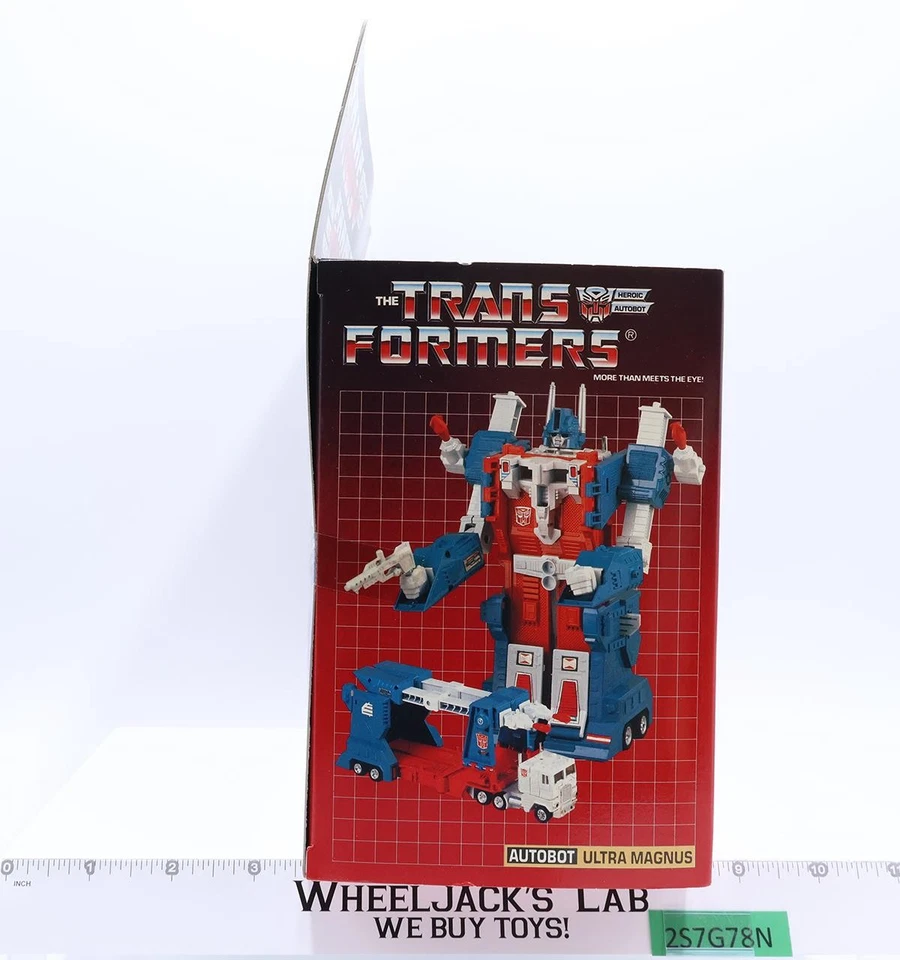 Figura de acción Hasbro Ultra Magnus G1 Transformers 1986 sin usar, en caja sellada con cinta Foto 4 de 4