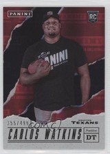 2017 Panini Father's Day 355/499 Carlos Watkins #64 0l2