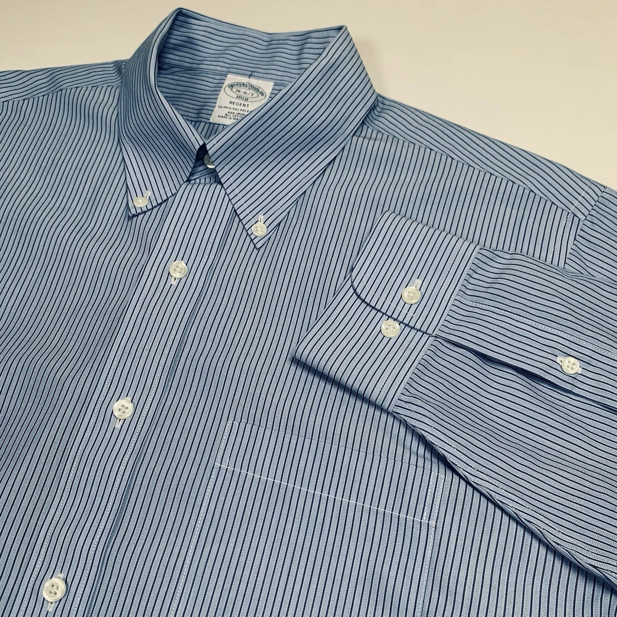 Brooks Brothers Blue Striped Dress Shirts for Men for sale | eBay