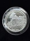 Circa 1860 American Steam Locomotive 1 troy ounce .999 silver bullion round