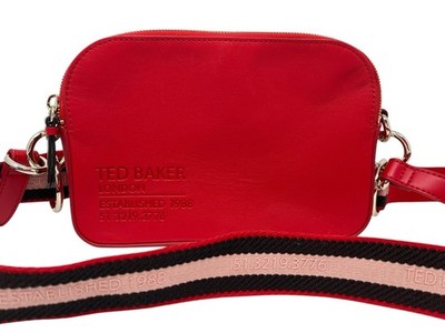 TED BAKER LONDON Red Crossbody Darcelo Camera Bag