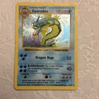 Pokémon TCG Gyarados Base Set Shadowless Holo Rare 6/102 1999 - DMG